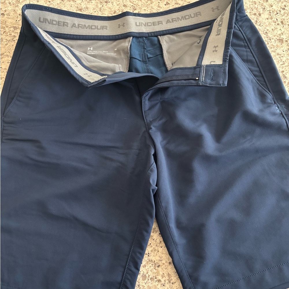 Under Armour Navy and Gray Performance Shorts
